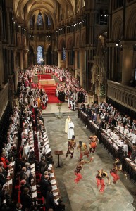 The Inauguration of the Ministry of the 105th Archbishop of Canterbury, Justin Portal Welby at Canterbury Cathedral.