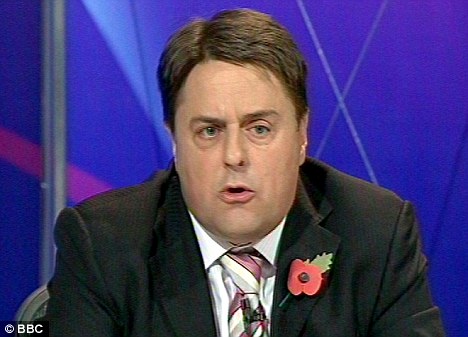 Nick Griffin on Question Time